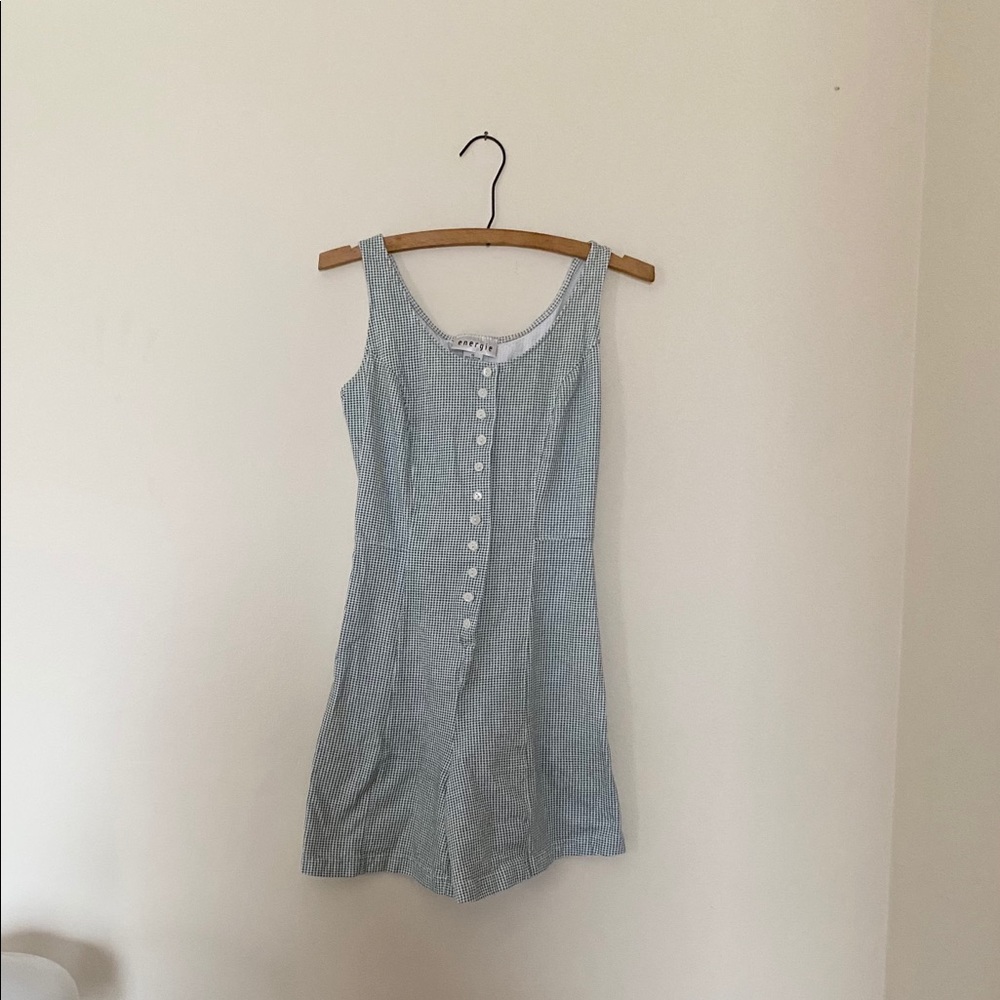 The Perfect  90’s Gingham Romper